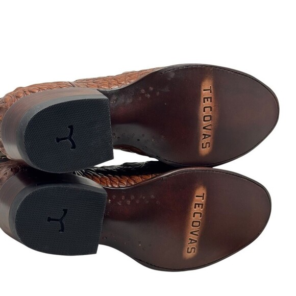 Tecovas Birthday Mens Cowboy Boots IX 9.5 EE Ltd  Hornback Alligator western NEW main image 10